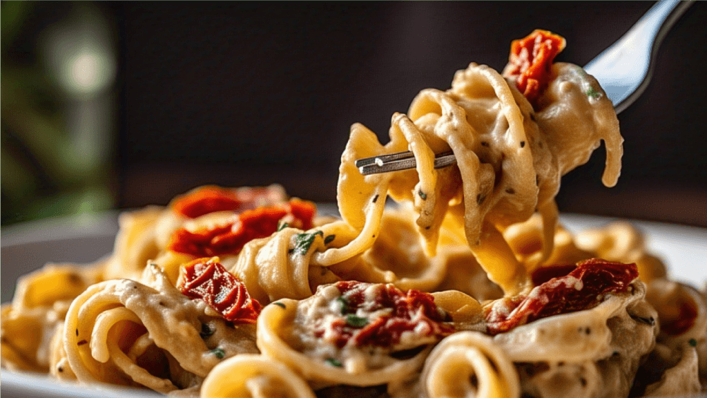 Creamy Sun-Dried Tomato Vegan Pasta